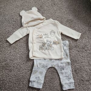 Baby Boy Mickey Mouse Outfit 0-3m